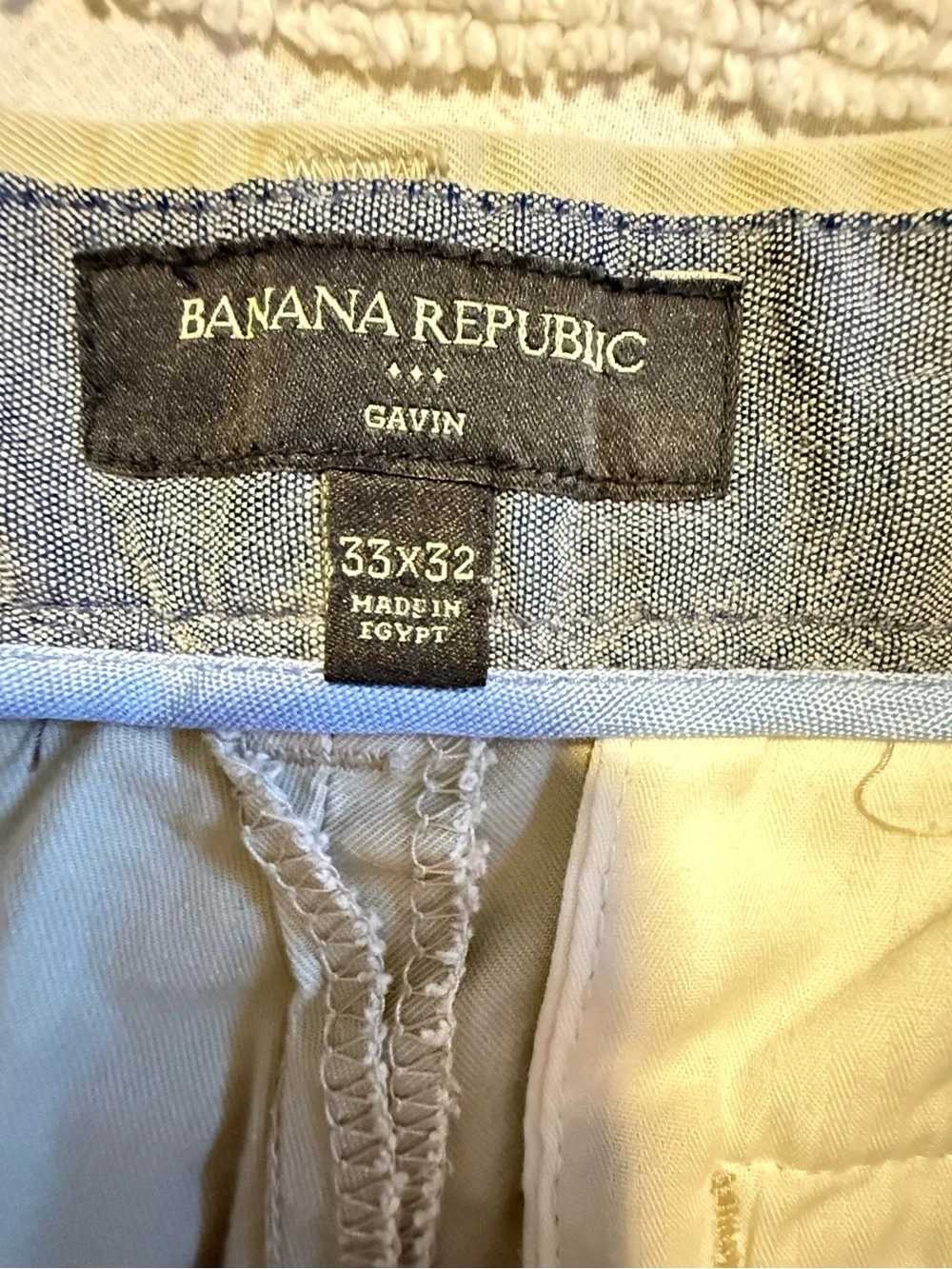 Banana Republic Light Cream Chinos